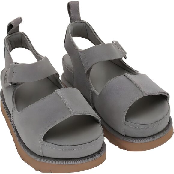 UGG Goldenstar Hi Slide Double Strap Smoke Plume Gray Sandals US 5.5M EU 36.5 - Picture 4 of 6